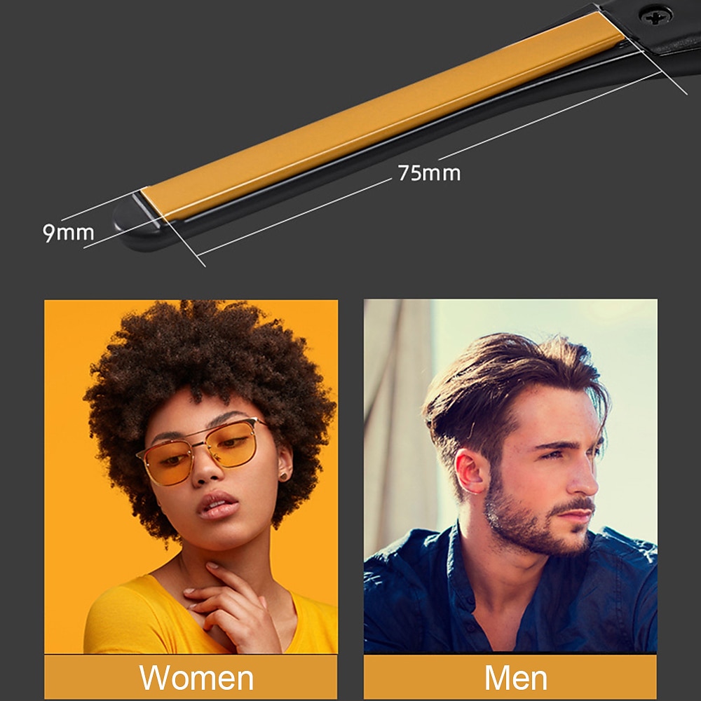 kleine stijltang voor randen potlood stijltang voor kort haar ＆ lang haar 3/10 inch kleine stijltang met instelbare temperatuurinstellingen＆ dubbele spanning met hittebestendige handschoenen 2025 - $39.99 –P9