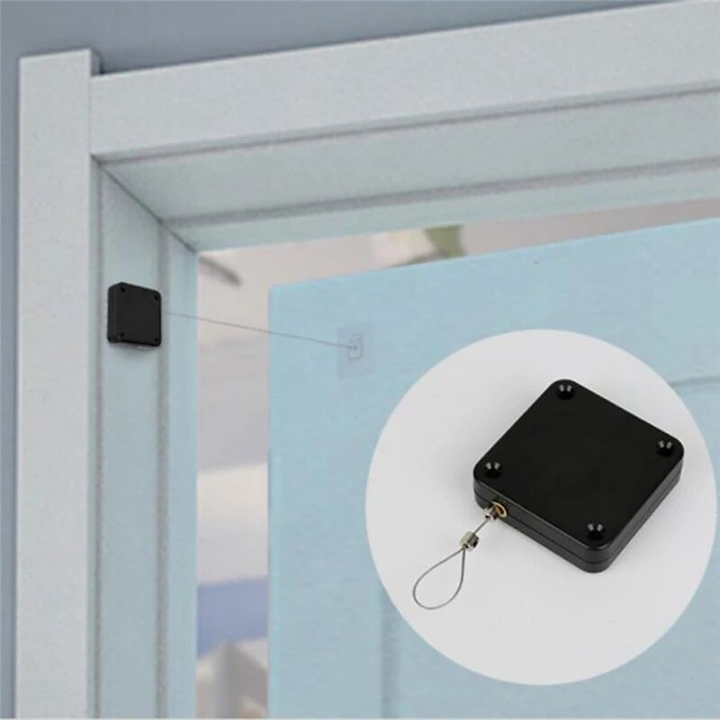 Punch-free Automatic Sensor Door Closer Automatically Close Tension Door Closer Hardware Door Closers Hardware 2025 - $12.49 –P4