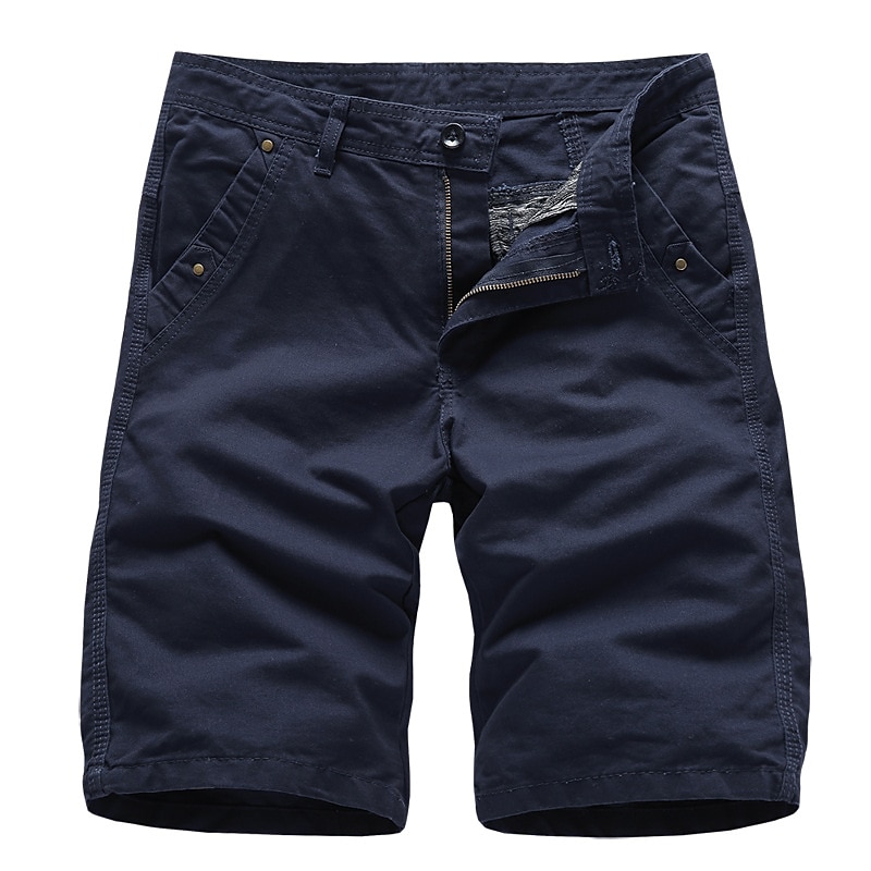 Herr Cargo-shorts caprishorts Flera fickor Slät Komfort Utomhus Vadlängd Utomhus Dagligen Utekväll Mode Streetwear Svart Armégrön 2025 - $28.99 -P5