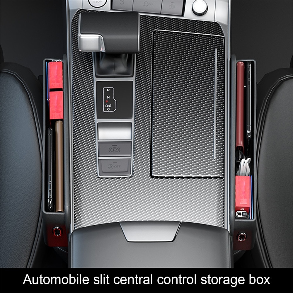 1 stuk Autostoel Gap Filler Organizer Geschikt Eenvoudige installatie Duurzaam PU Voor SUV Truck Van 2025 - $21.99 -P11