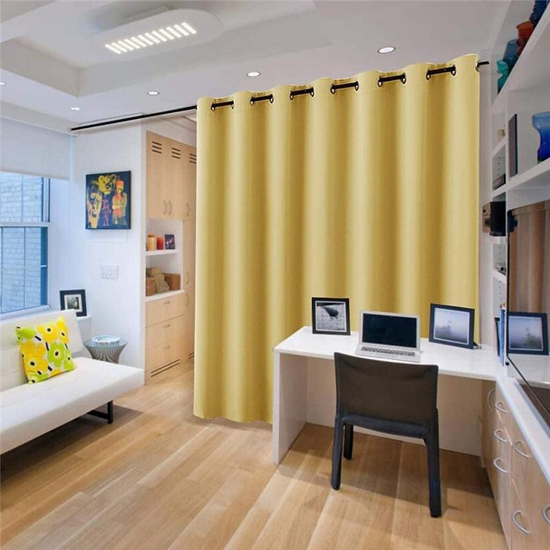 2026年 遮光カーテン ドレープ ファームハウス ハトメ/アイレット カーテンパネル リビングルーム ベッドルーム 引き戸カーテン キッチン バルコニー 窓 トリートメント 断熱  コレクション – $37.99 –P18