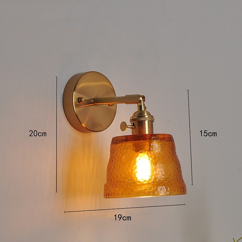 led nástěnné svítidla vnitřní teplé světlo nástěnná svítidla skleněné malé e27 3000k nástěnné svítidlo pro obývací pokoj ložnice koupelna chodba dveře schodiště, noční 110-240v 2025 - $79.99 –P2