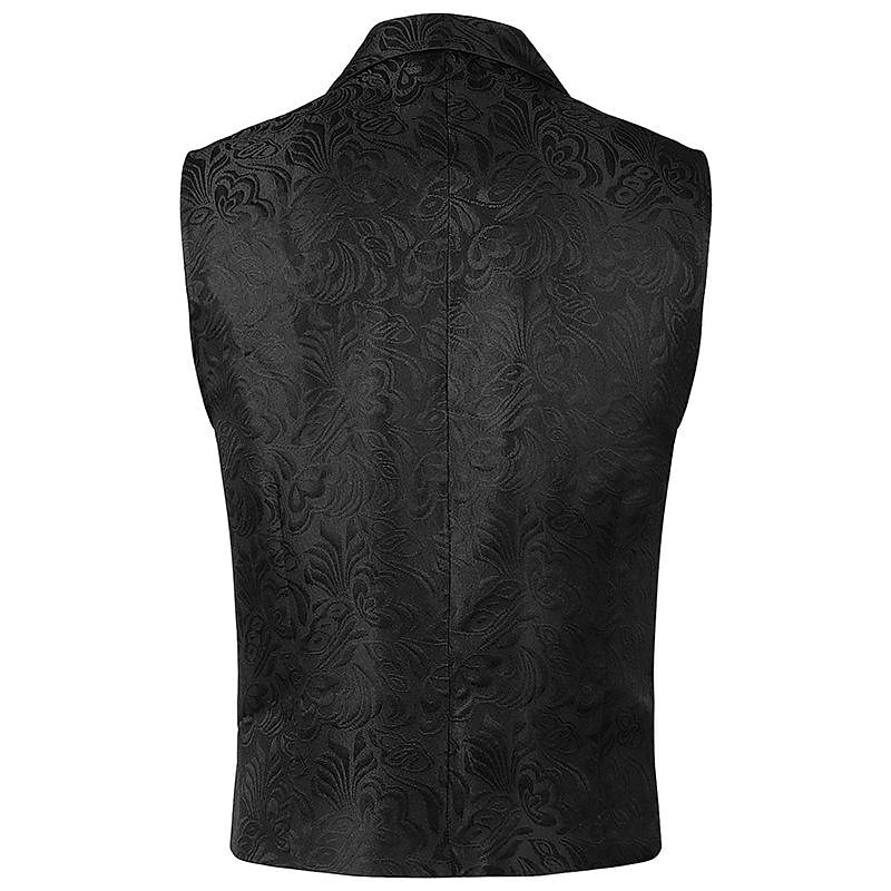 Retro / vintage Kostymer i middelalderstil Renessanse Jakke vest Prins Knekt Adelsmann Jacquard Kostyme Herre Steampunk Voksne vest 2026 - $35.99 –P3
