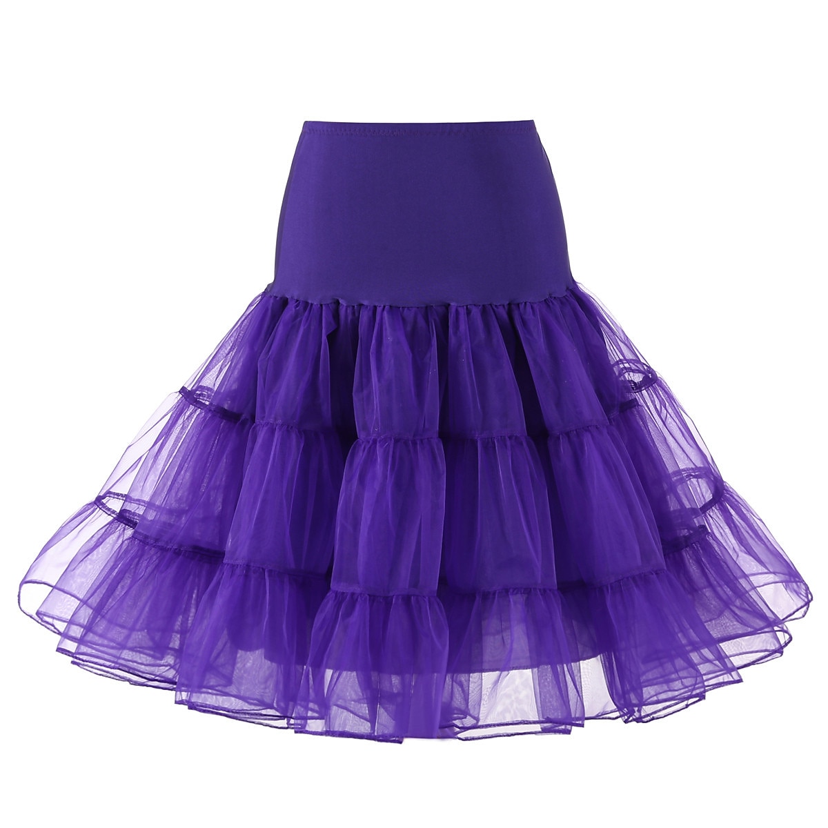 Sottoveste da principessa anni '50, gonna a cerchio, tutù sotto la gonna, crinolina, gonna in tulle, costume da donna, vintage, cosplay, festa/serata, ballo di fine anno, gonna corta/minigonna del 2025 a $20.99 –P17