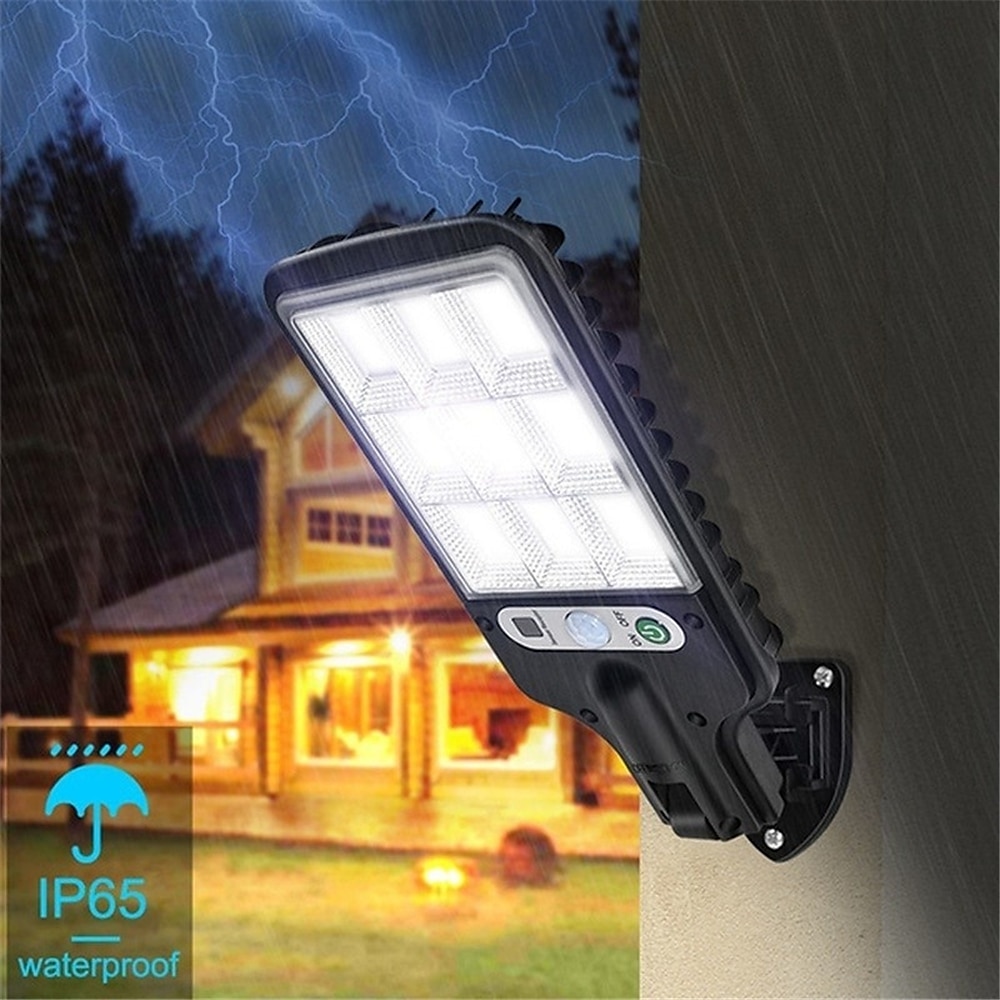 Solar Outdoor Wall Lamp Street Lamp LED Waterproof and Energy-Saving Used for Remote Control Waterproof and Motion Sensor Lighting of Courtyard Garden Terrace 2025 - $26.99 –P6