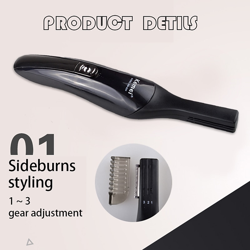 kemei tondeuse elektrische tondeuse beauty kit multifunctionele heren scheerapparaat baardtrimmer draadloze snijmachine lcd-scherm 5 2025 - $37.99 –P12