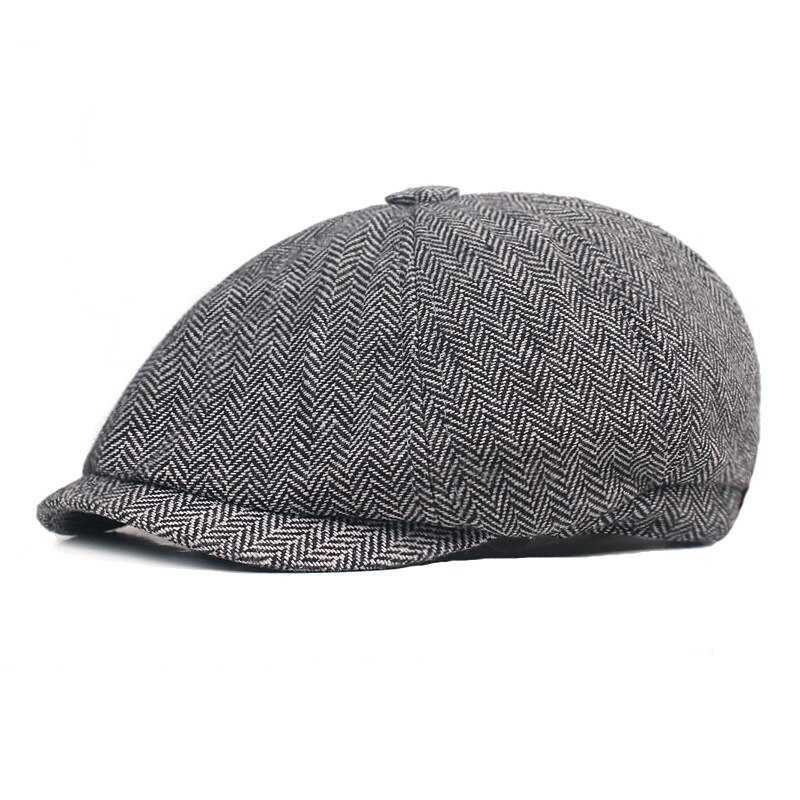 Hombre Sombrero de la boina Sombrero de vendedor de periódicos Color Caquí Gris Ligero Algodón y lino Ropa de calle Elegante Moda de los años 20 Exterior Diario Noche Estampados Filtro Solar 2025 - $12.49 –P7