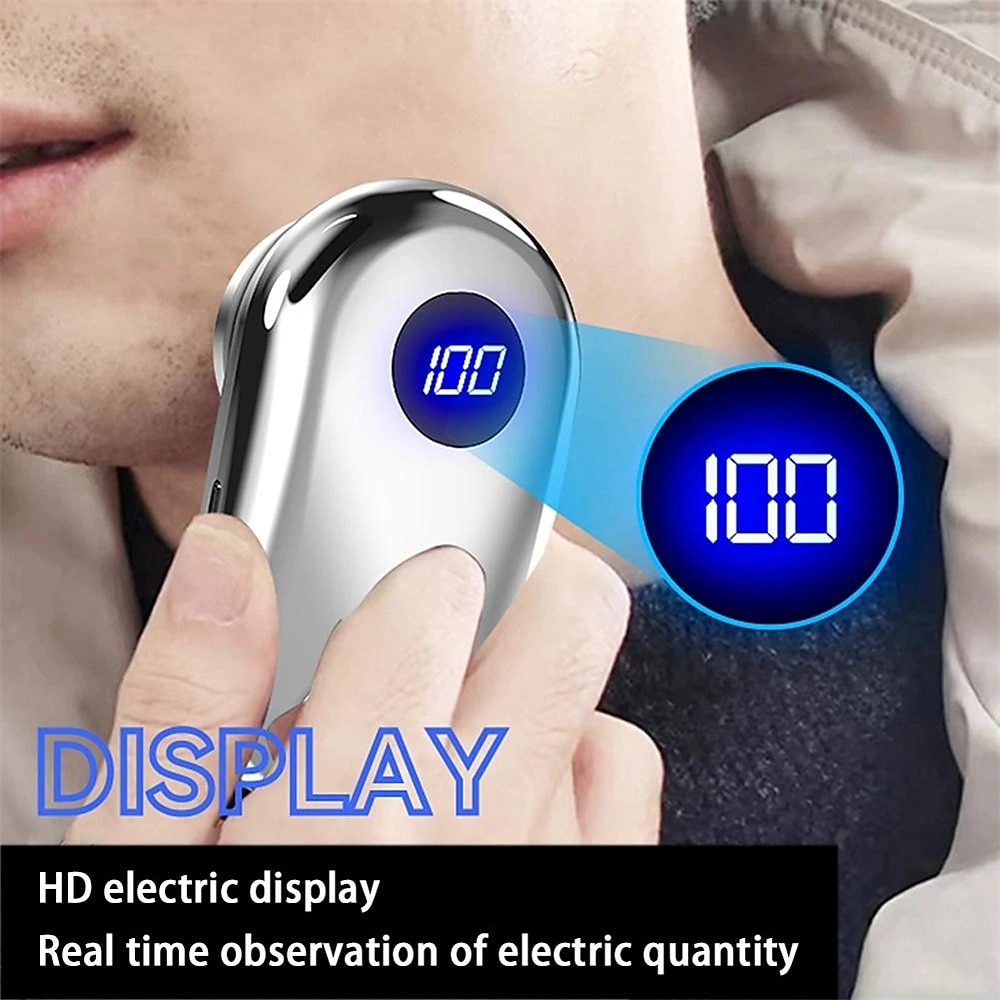 Mini-Shave Portable Electric Shaver for Men Wet Dry One-Button Mini Razor Electric-Upgrade Rechargeable Travel Electric Razor 2025 - $25.99 –P2