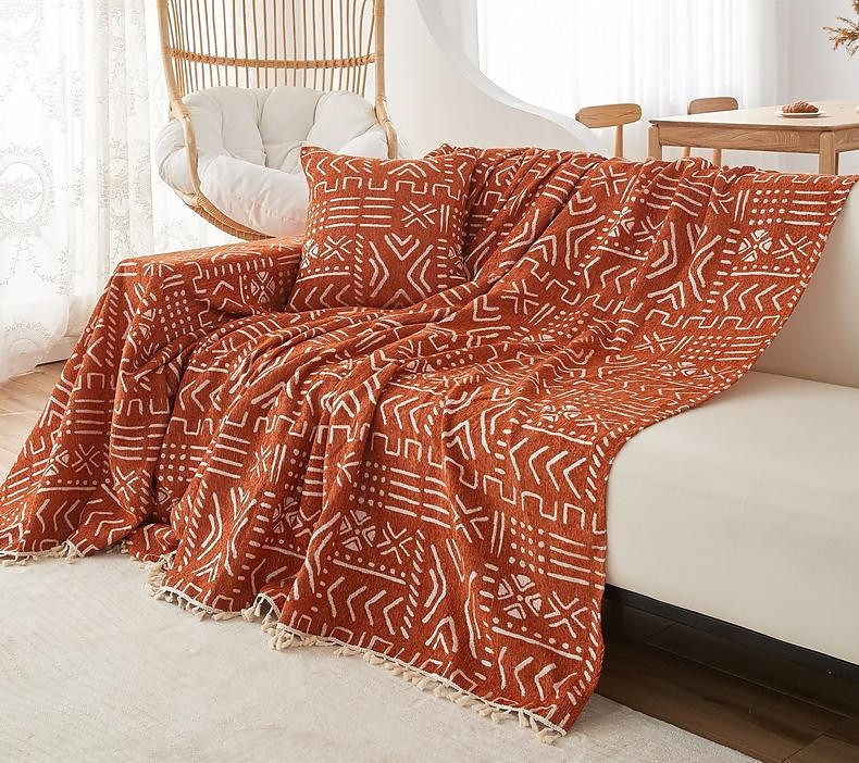 κάλυμμα καναπέ boho κουβέρτα καναπέ ριχτάρι πετσέτα σενίλ για τμηματικό καναπέ πολυθρόνα loveseat 4 ή 4 ή 3 θέσεων σε σχήμα l αντιχαρακτική γάτα που πλένεται 2025 - $21.99 -P6