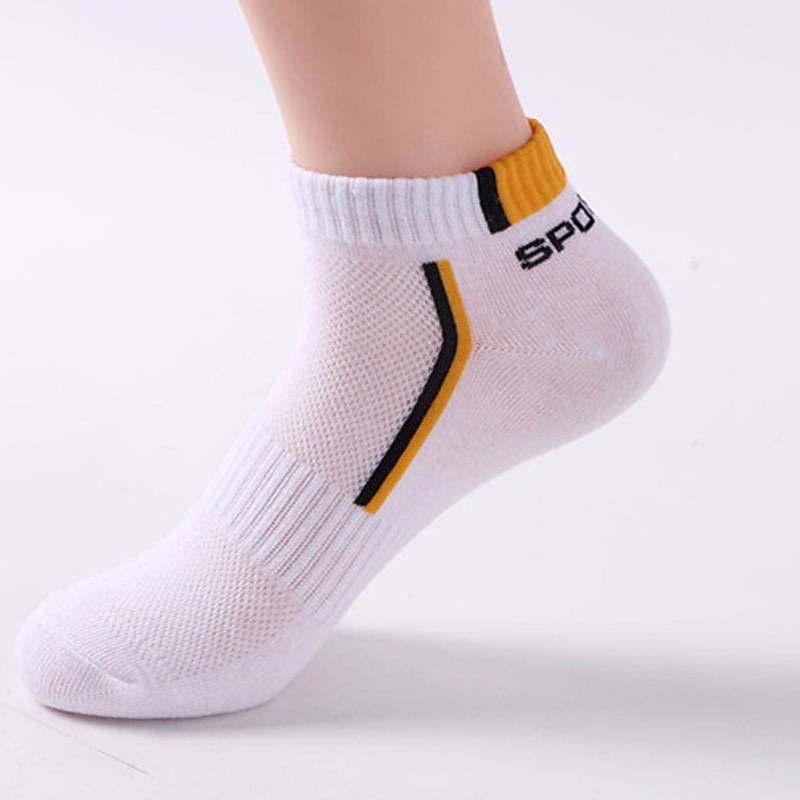 2 pares de calcetines para hombre calcetines tobilleros con estampado de letras y rayas calcetines para correr bloque de color de moda casual diario medio primavera, verano, otoño, invierno elegante tradicional clásico 2026 - $5.49 –P6