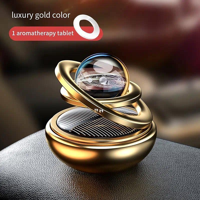 Rotating Solar Powered Car Aromatherapy Car Solid Perfume Air Freshener Air Purifier Car Interior Decoration Accessories 2025 - $24.99 –P1
