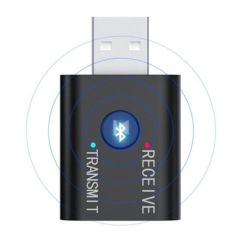 2 In 1 USB Bluetooth 5.0 Dongle Adapter Receiver Transmitter Stereo Wireless Audio Adapter USB 3.5mm for PC Desktops Headphones 2025 - $9.99 –P5