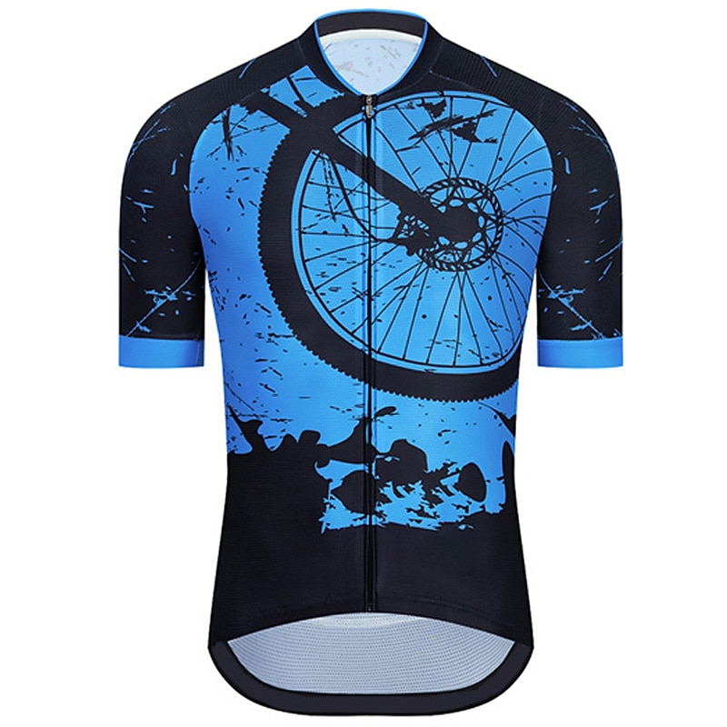 Herren Radtrikot Grafik Lustig Kurzarm Fahhrad Trikot Oberteil mit 3 Gesäßtaschen Mountainbike MTB Straßenradsport Schnelltrocknend Reflektierende Streifen Rückentasche Feuchtigkeitsableitend Sport 2026 - $30.99 –P7