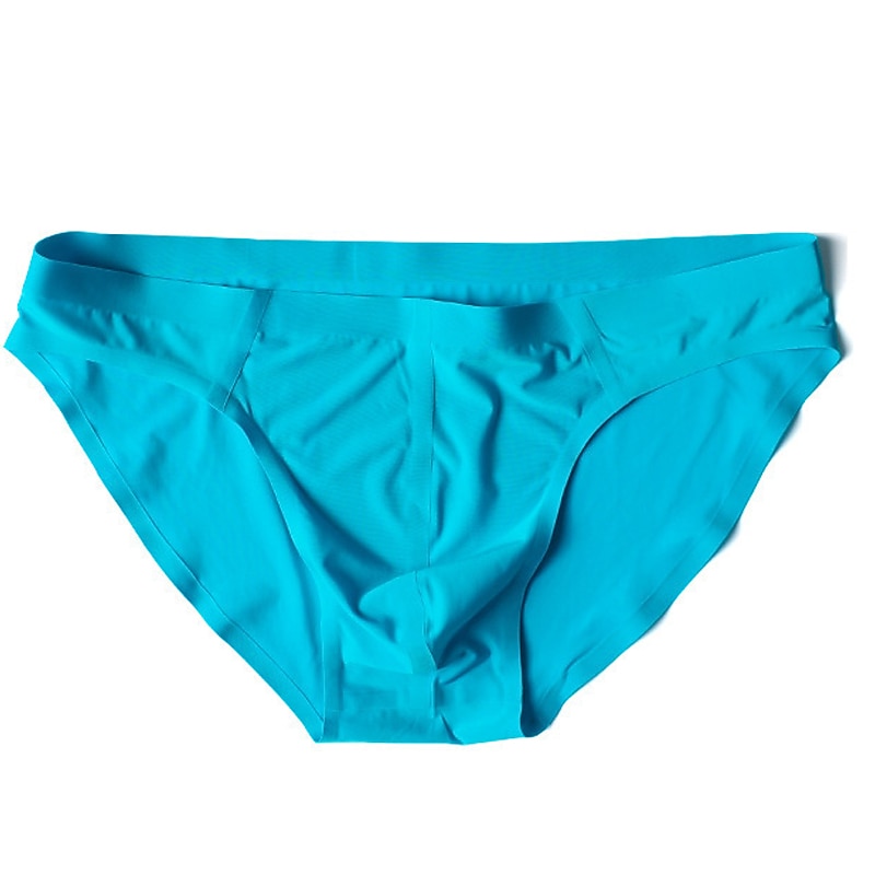 Men's 2packs Briefs Brief Underwear Nylon Washable Comfortable Plain Low Rise Black White 2025 - $23.99 –P4