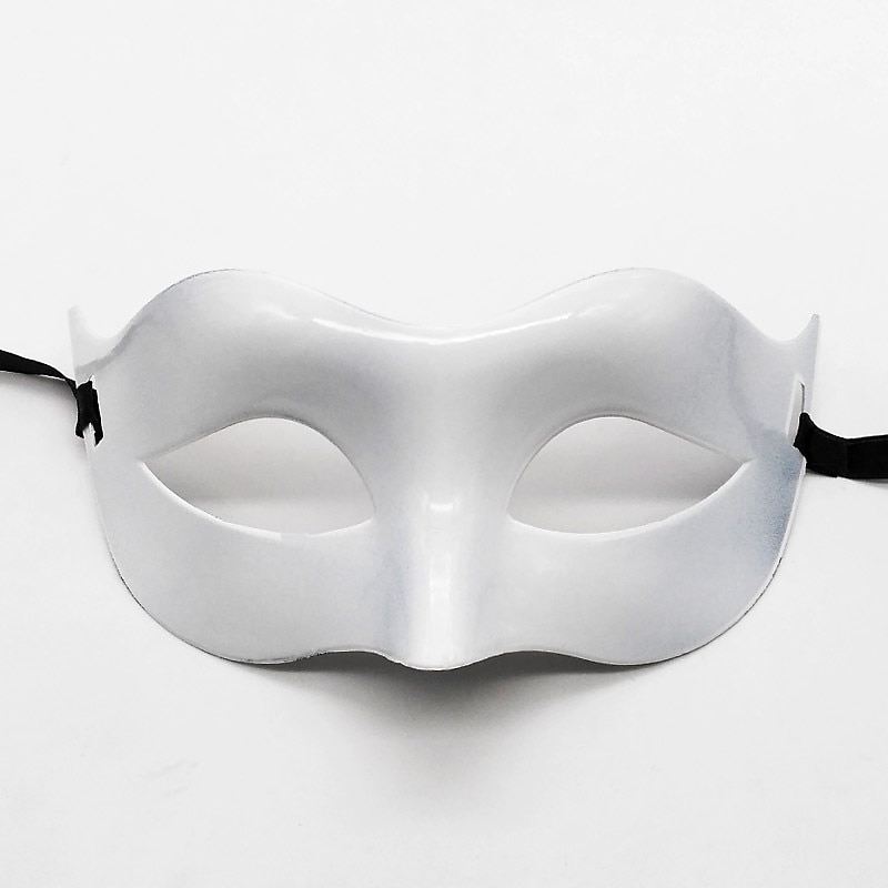maschera da ballo in maschera uomo mezza maschera per il viso festa di halloween zoro ball show performance maschera piatta del 2025 a $18.49 –P6