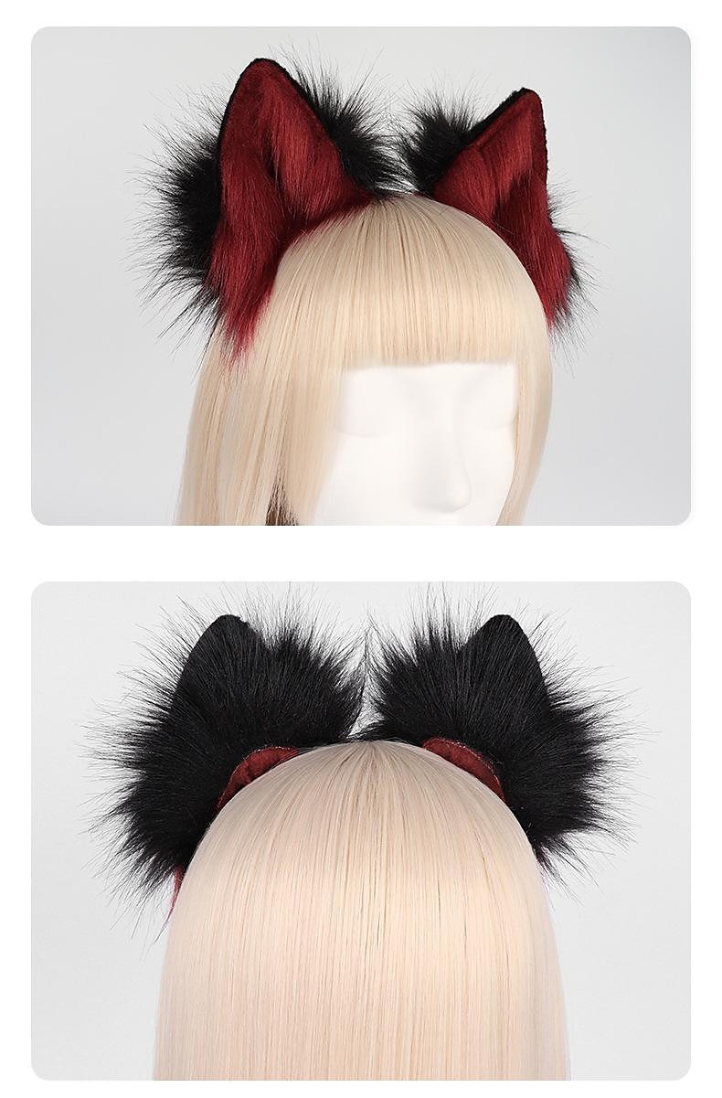 pince à queue de renard oreilles de chat pattes de loup gants costume de cosplay carnaval fantaisie accessoires de costume de fête de 2025 ? $37.99 –P7