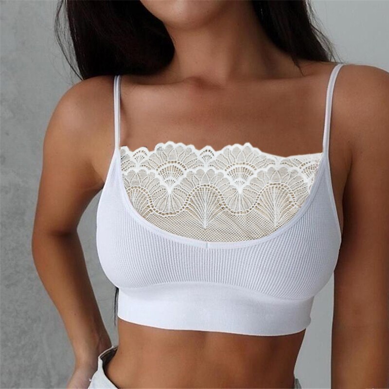 Cropped Top Bras & Bralettes, Pull On Bras