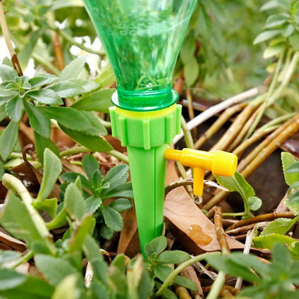 12 stk selvforsynt automatisk drypp vanning vanningssystem automatisk vanningspigg for planter blomst innendørs husholdning 2025 - $6.99 –P14