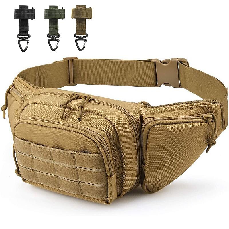 marsupio da uomo marsupio da trekking in nylon marsupio da campeggio per arrampicata sportiva all'aria aperta, regalo per il ritorno a scuola del 2025 a $31.99 –P3