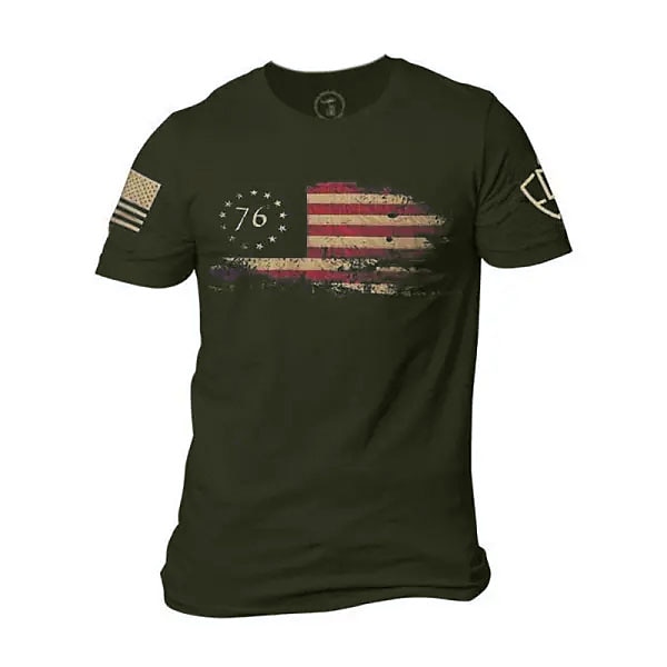 Jour des vétérans T-shirt homme patriote patriote vétéran 100% coton graphique T shirt chemise confortable tee extérieur street mode designer vêtements S M L XL XXL de 2025 ? $15.99 –P2