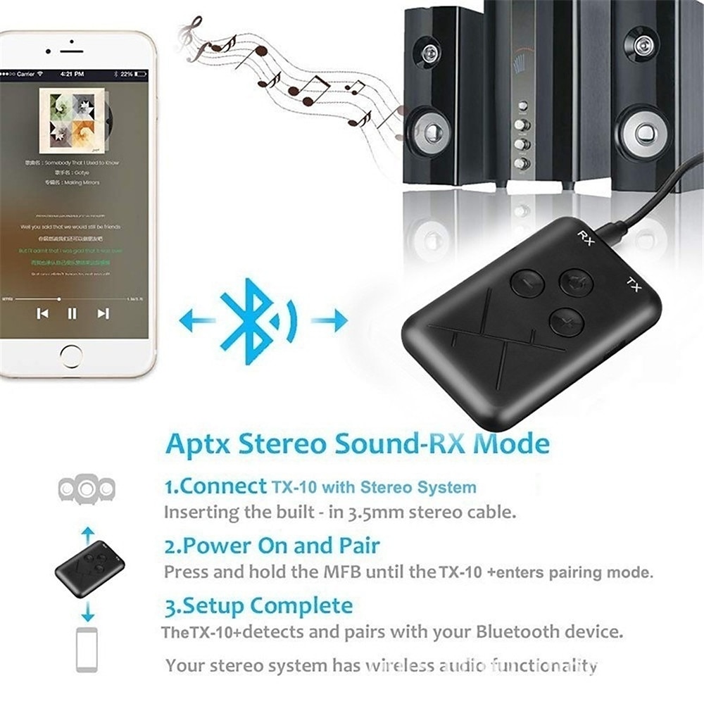 2025年 2 in1 bluetooth オーディオトランスミッターレシーバー aux 3.5mm ステレオワイヤレス音楽オーディオケーブルドングル bluetooth 4.2 アダプタテレビ dvd mp3 pc コレクション – $18.99 –P4