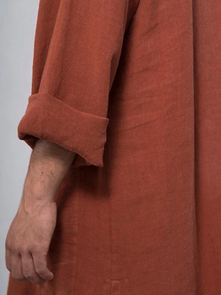 Ανδρικά Ρόμπα Thobe / Jubba Θρησκευτικό Σαουδική Αραβική αραβικός μουσουλμάνος Ραμαζάνι Ενήλικες Φορμάκι / Ολόσωμη φόρμα 2025 - $35.99 –P8