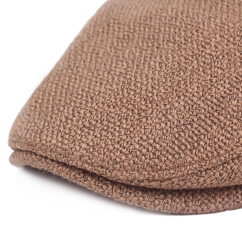 Per uomo Cappello basco Nero Arancione Cotone e lino Streetwear Moda La moda degli anni '20 Esterno Giornaliero Per uscire Liscio Caldo del 2026 a $6.49 –P7