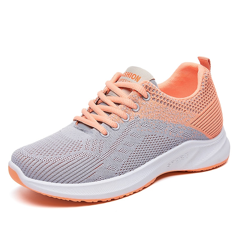 Chaussures de course respirantes en tricot pour femmes – baskets légères à lacets pour la marche, la salle de sport et les sports décontractés de 2025 ? $26.99 –P6