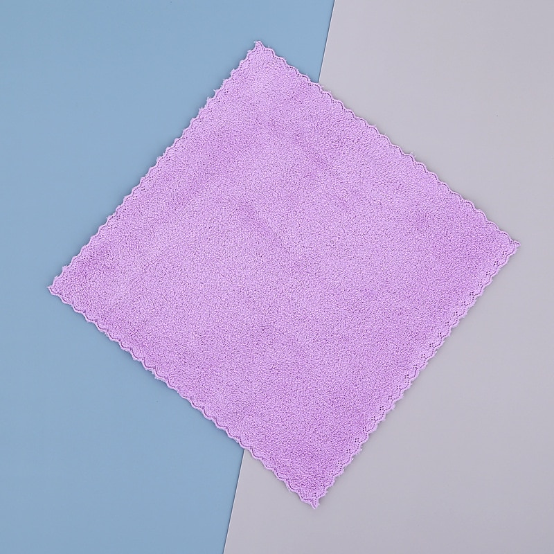 Coral Velvet Square Towel Kitchen Dishcloth Soft Absorbent Small Handkerchief Plain Color Saliva Towel Baby And Children Hand Towel 2025 - $0.99 –P7