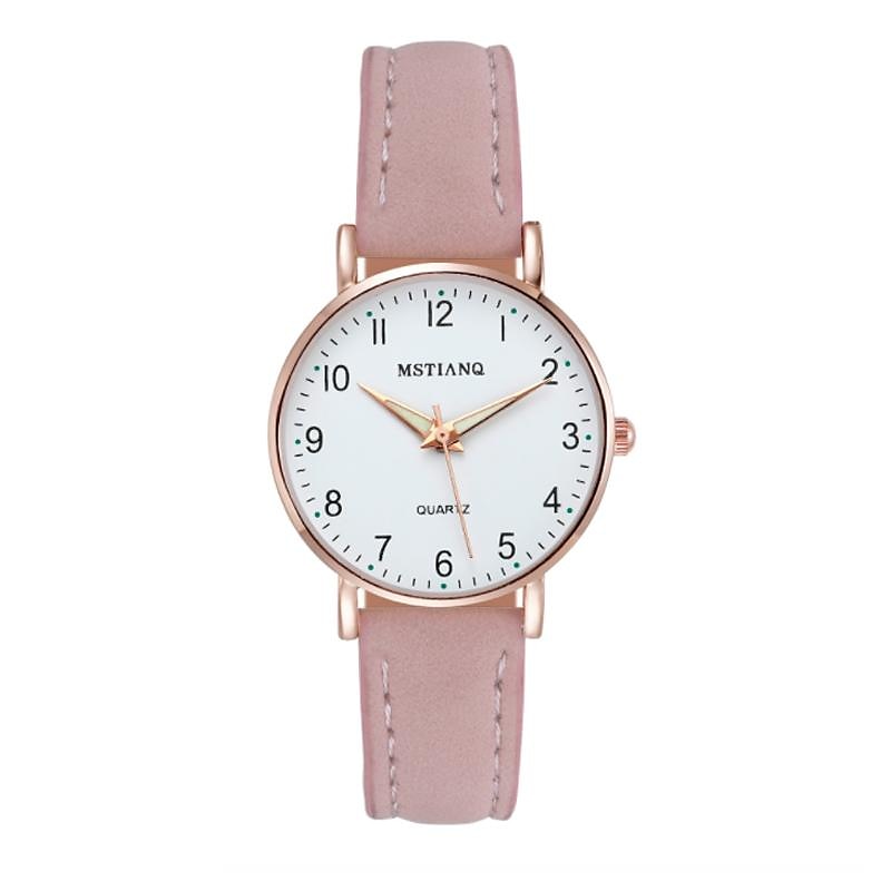 Femmes montre mode casual ceinture en cuir montres lumineuses simples dames petit cadran horloge à quartz robe montres reloj mujer de 2025 ? $16.99 –P6