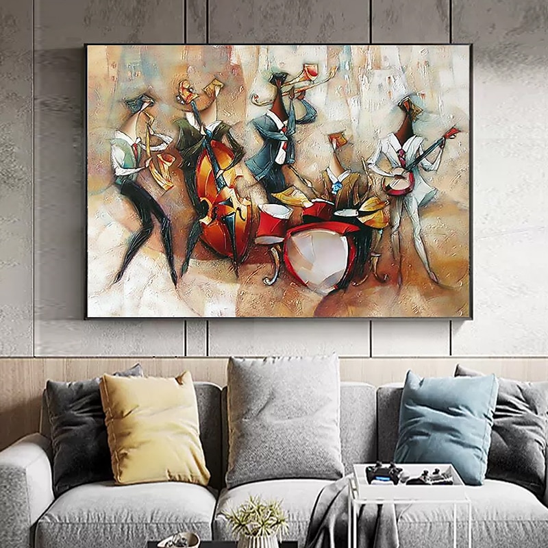 olieverfschilderij handgemaakt groot formaat schilderij handgeschilderde kunst aan de muur abstracte mensen canvas schilderij woondecoratie decor geen frame schilderij alleen 2026 - $109.99 –P2