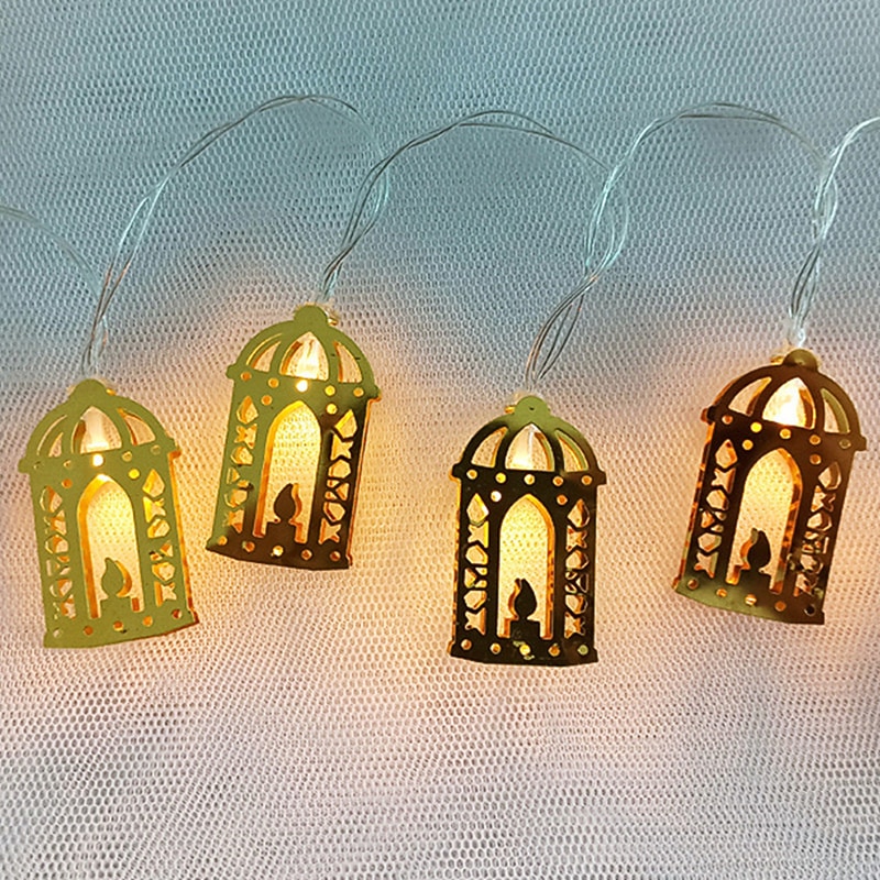 Ramadan Lights Decoration Eid Mubarak Moon Star LED String Light 3M ...