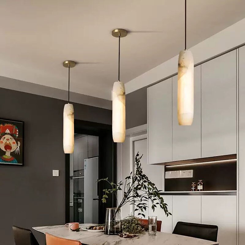 Lampada A Sospensione A Led Lampada A Sospensione In Marmo Di Metà Secolo Lampada A Sospensione A Led Per Cucina Ad Isola Sala Da Pranzo Soggiorno Lampada A Sospensione E26 Base del 2025 a $349.99 –P1