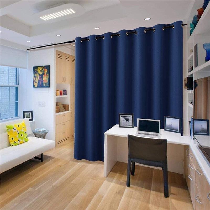 2026年 遮光カーテン ドレープ ファームハウス ハトメ/アイレット カーテンパネル リビングルーム ベッドルーム 引き戸カーテン キッチン バルコニー 窓 トリートメント 断熱  コレクション – $37.99 –P11