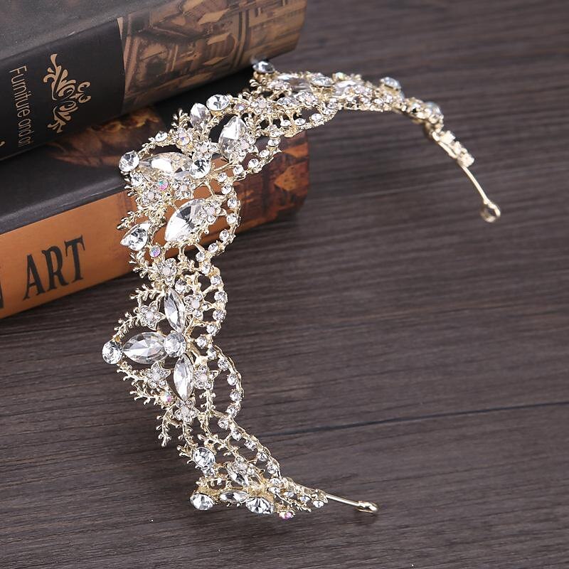 Crystal Queen Crowns and Tiaras with Comb Headband for Women and Girls Princess Crowns Hair Accessories for Wedding Birthday Halloween Costume Cosplay 2025 - $19.99 –P7