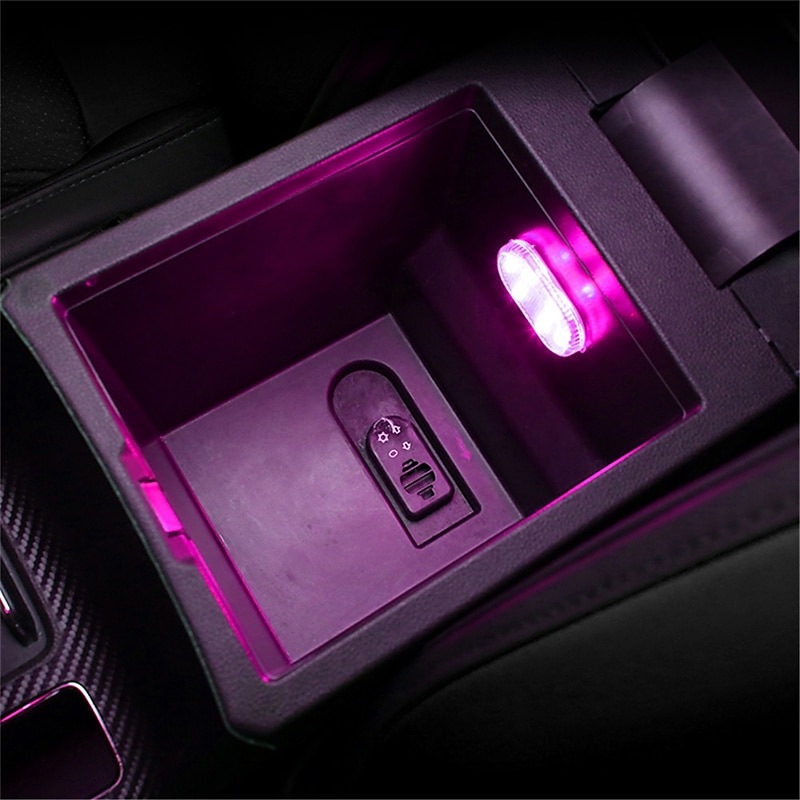 mini led per auto luce d'atmosfera per interni usb ricaricabile magnetica wireless touch light luce di lettura per tetto accessori per interni auto del 2025 a $11.49 –P7