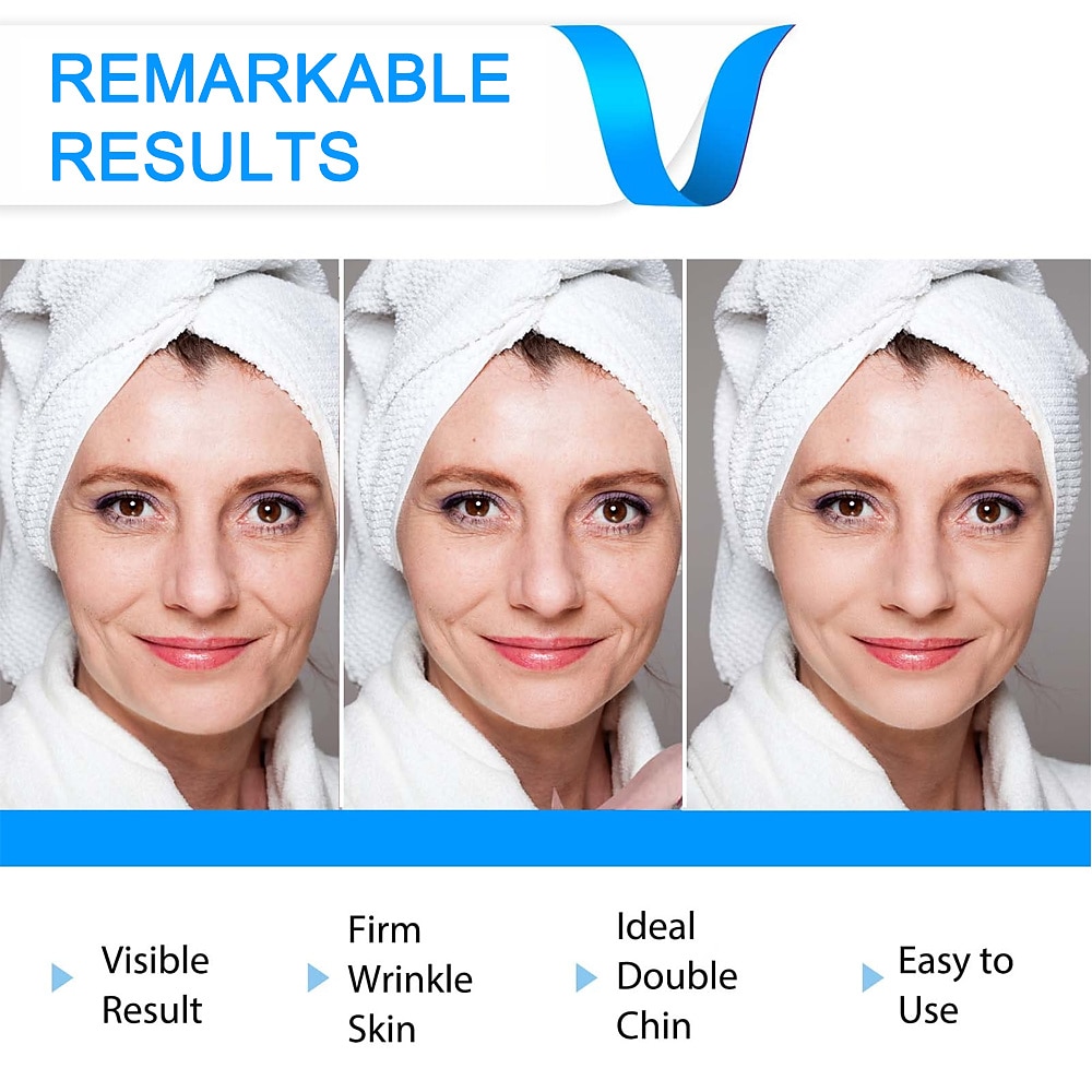EMS Face Lifting Machine Double Chin Remover Face Slimmer V Line Jaw Face Lift Skin Tightening Device Facial Vibration Massagers 2025 - $20.99 –P7