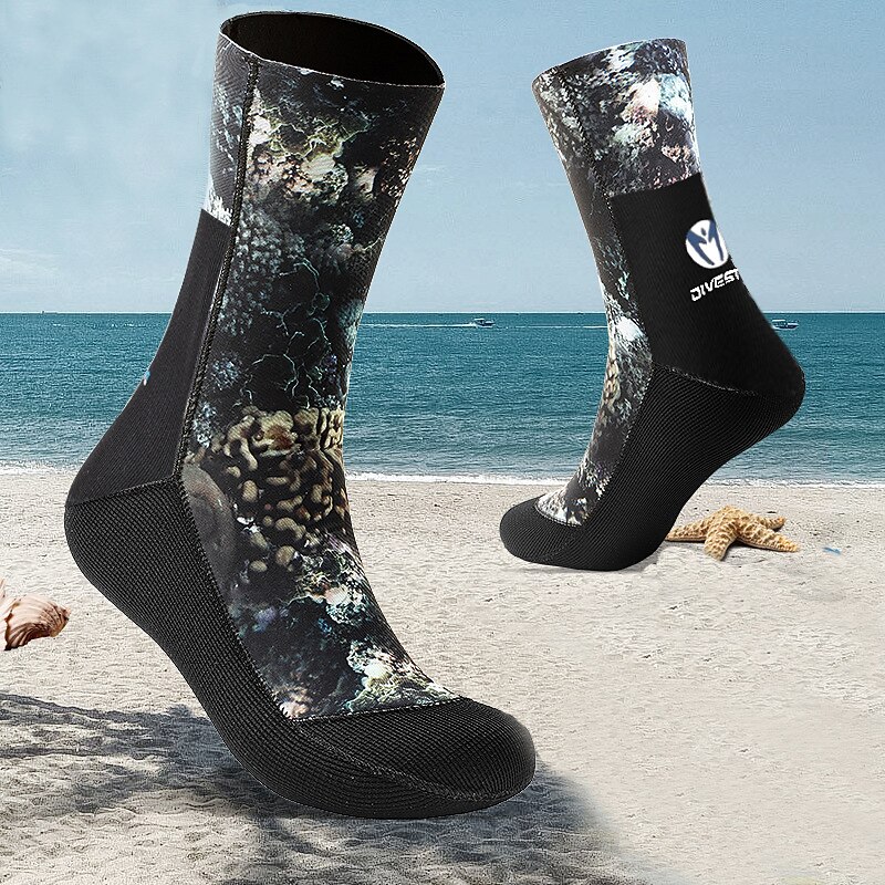 Voor heren Dames Watersokken 3 mm Neopreen Thermisch Warm Sneldrogend  Zwemschoenen voor Duiken Surfen Snorkelen 9452897 2023 – $28.99