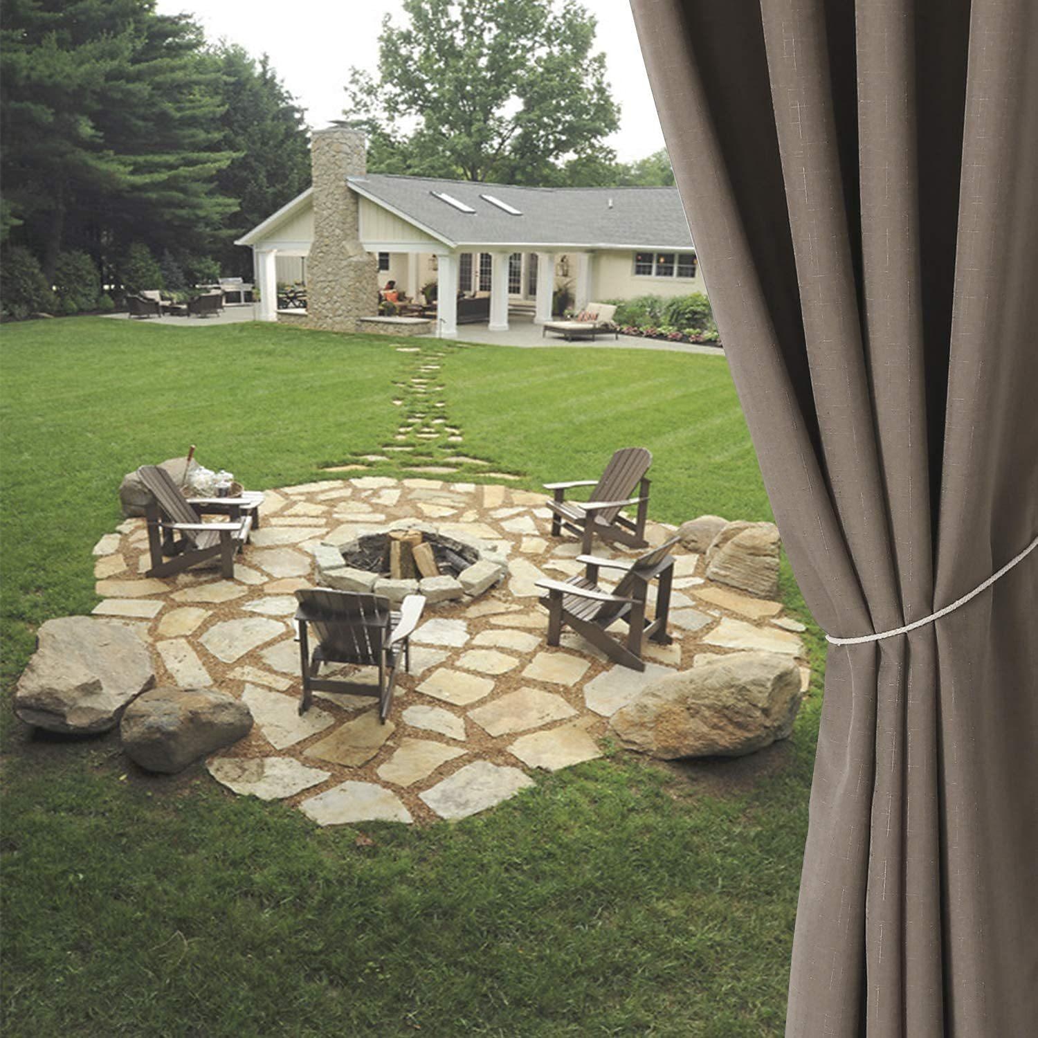 Waterproof Outdoor Curtain Privacy, Sliding Patio Curtain Farmhouse Drapes, Pergola Curtains Grommet For Gazebo, Balcony, Porch, Party, Hotel, 1 Panel 2026 - $36.99 –P18