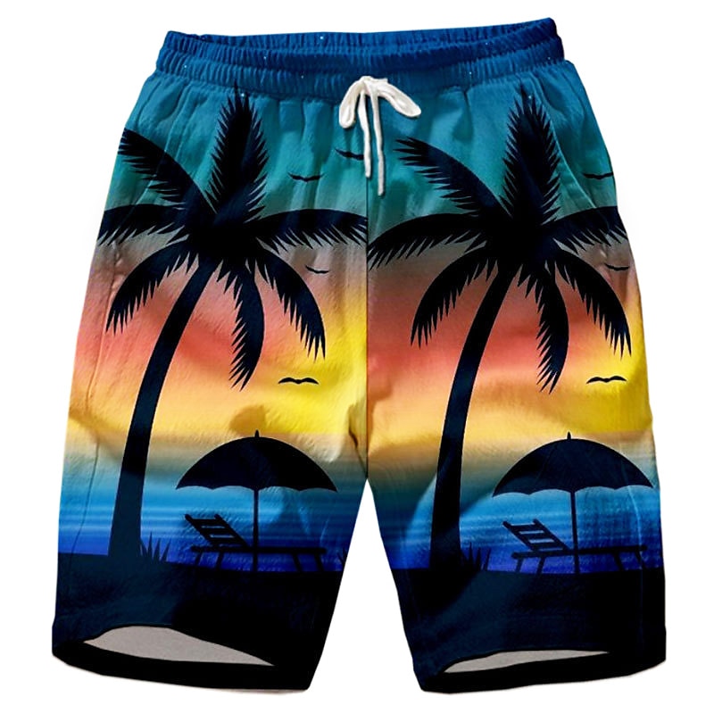 Per uomo Piante Stampa Paesaggio Pantaloncini da mare Pantaloncini da Surf Costume nuoto a pantaloncino Misura del girovita medio Hawaiano Casual Pantaloncini Ferie Rete Coulisse con fodera in rete del 2025 a $17.99 –P6
