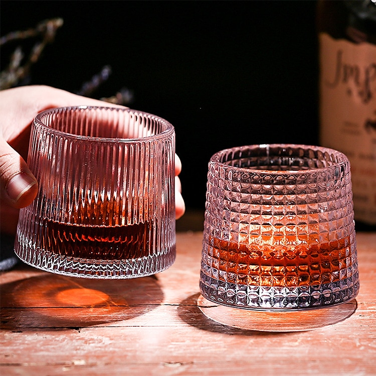 Bar drehend Whiskey Weißwein Kreiselbecher Haushalt Bier Rotwein Glas Shaker Tumbler Becher Whiskey Eiswürfel Eisbereiter 2025 - $12.49 –P11