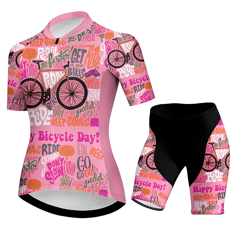 Mujer Maillot de Ciclismo con Culotte Manga Corta MTB Bicicleta Montaña Ciclismo Carretera Amarillo Azul Morado Graphic Bicicleta Licra Deportes Ropa 2025 - $43.99 –P7