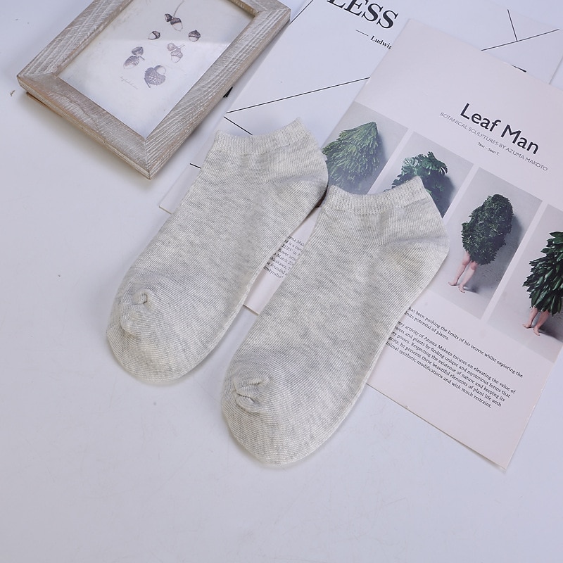 [5 pares] calcetines tobilleros cómodos, paquete de calcetines tobilleros de color sólido, medias de mujer&amp; calcetería 2025 - $13.99 –P10