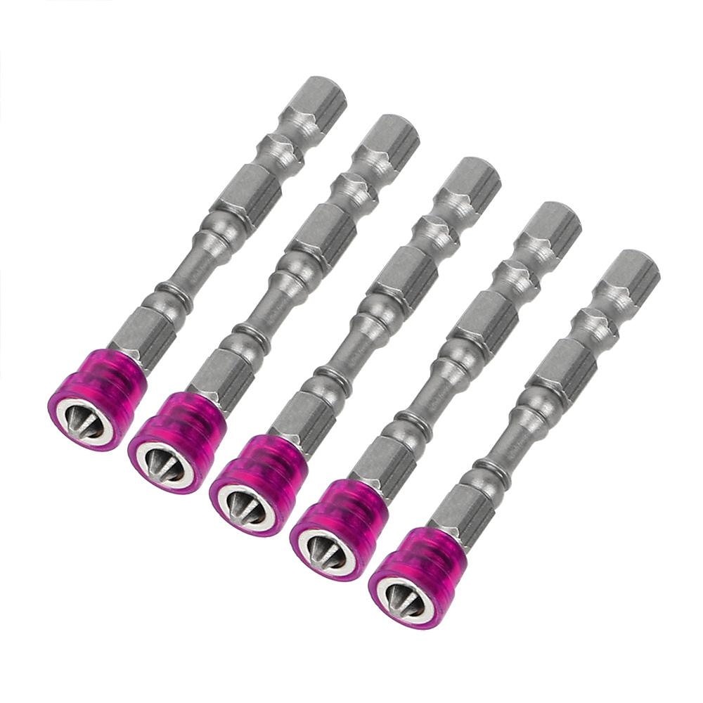 5PCS 65mm Anti-Slip Electric Magnetic Nut Driver Set 1/4 Inch Hex Shank S2 PH2 Magnetic Phillips Cross Screw Screwdriver Bits Set Electric Power Driver Bit Set Gift for Machinist 2025 - $8.99 –P9