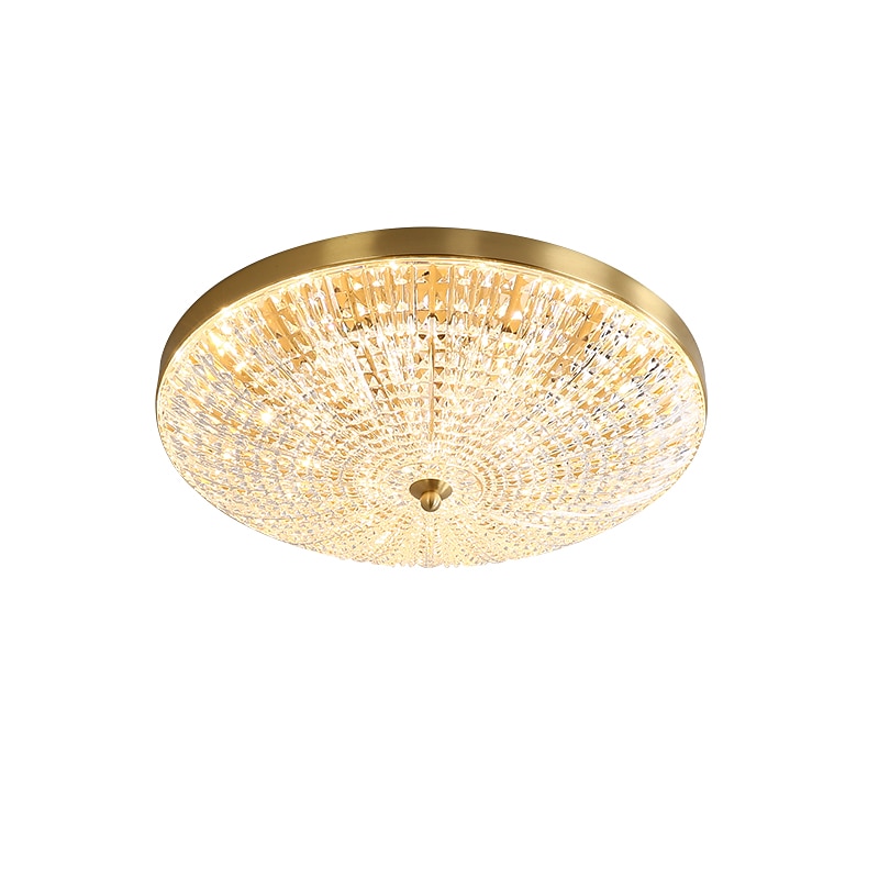 Luz de techo led regulable 38cm diseño circular luces de techo de cobre para sala de estar 110-240v 2026 - $298.69 –P8
