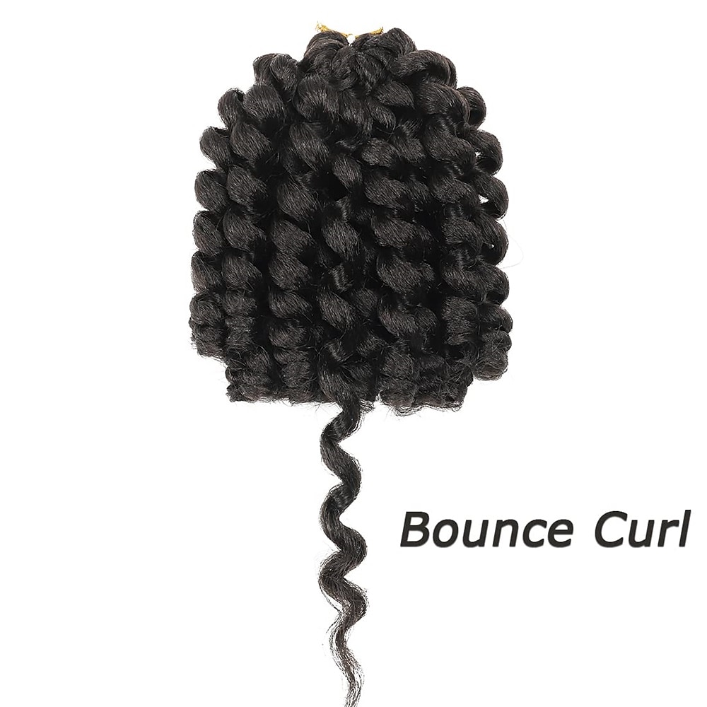 wand curl gehaakte vlechten haar 8 inch jamaicaanse wand curl ombre gehaakte haar jamaicaanse bounce gehaakte haar wand curl gekleurde gehaakte vlechten ringetje twist haarverlenging gehaakte haar 2025 - $38.99 –P6