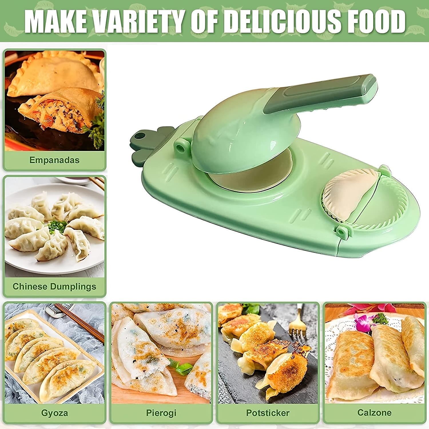 1pc Dumpling Maker, Empanadas Press Mold Maker, Dumpling Mold For