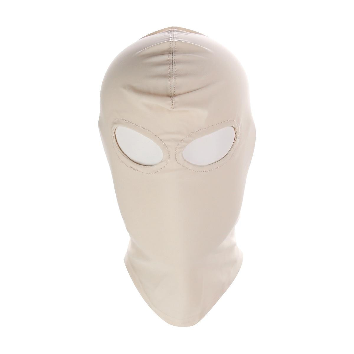 כיסוי מלא zentai hood mask אלסטי שחור נושם עיניים פקוחות עיניים פתוחות מסכת bdsm bondage cosplay תחפושת כיסוי ראש לשני המינים 2026 - $15.99 –P13