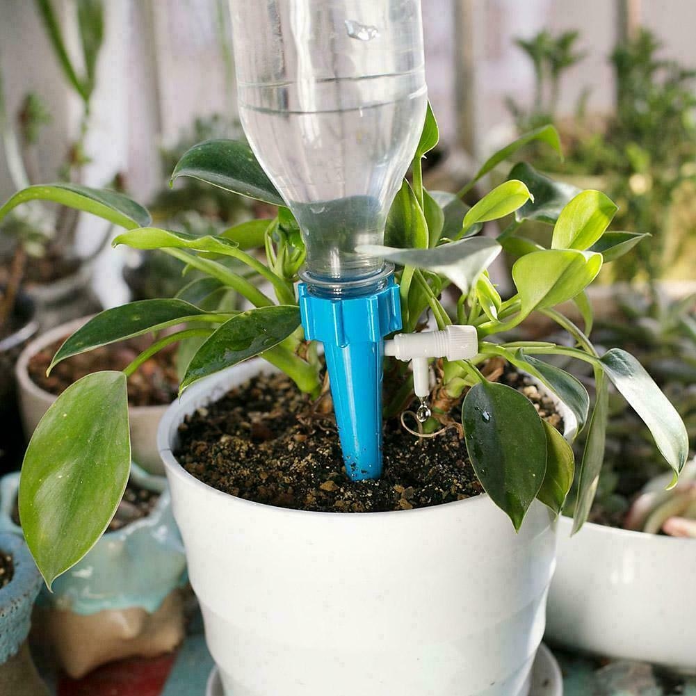 12 stk selvforsynt automatisk drypp vanning vanningssystem automatisk vanningspigg for planter blomst innendørs husholdning 2025 - $6.99 –P5