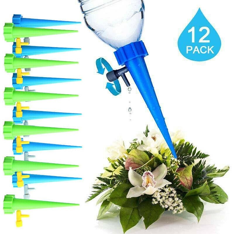 12 stk selvforsynt automatisk drypp vanning vanningssystem automatisk vanningspigg for planter blomst innendørs husholdning 2025 - $6.99 –P10